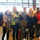 Gruppenfoto der Studierenden am Flughafen Berlin Tegel