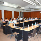 Participants listening