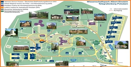 Map of Telegrafenberg