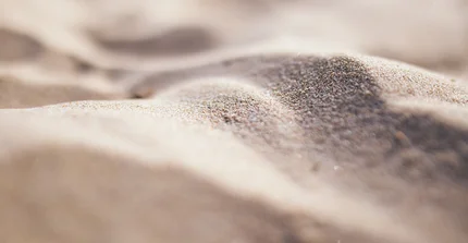 Nahaufnahme von feinem Sand
