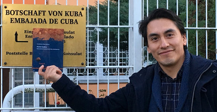 Cuauhtémoc Pérez Medrano, Autor des Buches „Ficción herética – disimulaciones insulares en la Cuba contemporánea“, Universitätsverlag 2019.