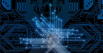 The picture shows a computer network.