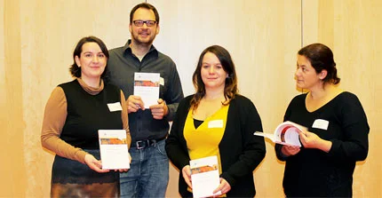 Das Herausgeber-Team des Bandes „Gut gestimmt: Diagnostik und Therapie bei Dysphonie“. | Foto: Tom Fritzsche.