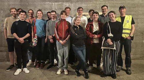 Teilnehmende der Exkursion in die Berliner Unterwelten