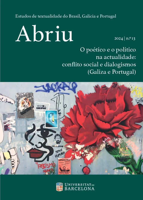 Cover der Ausgabe Abriu. O poético e o político na actualidade