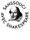 Logo von "Sansouci avec Shakespeare" (Büste von Shakespeare)