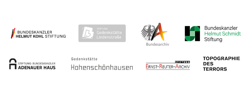 Partnerschaften Logos für Zeitgeschichte