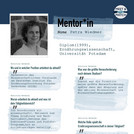 Steckbrief des Mentors Petra Wiedmer