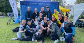 Das siegreiche UP-Team der Drachenboot Regatta