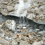 Melting glacier