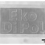 Mikroskopaufnahme: EkoDiPol Logo als Surface Relief Grating in Azo-Polymer