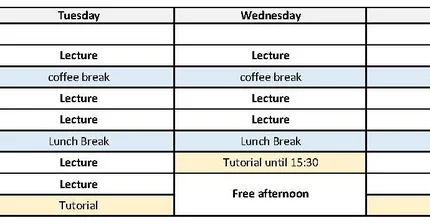 TentativeSchedule