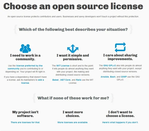 Beispielbild Open Source License