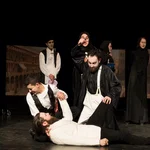 Szene aus der Theateraufführung