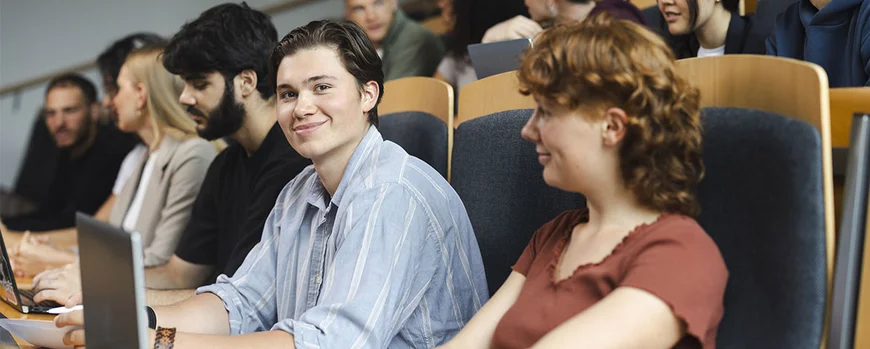 Studierende im Hörsaal