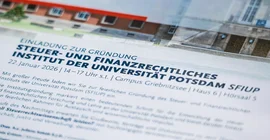 Foto des Einladungsflyers