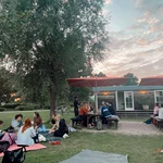 Cozy picnic at the Volkspark