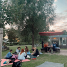 Cozy picnic at the Volkspark