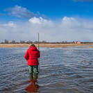 Landschaftsexkursion im Bachelor: Winterhochwasser an der Havel.