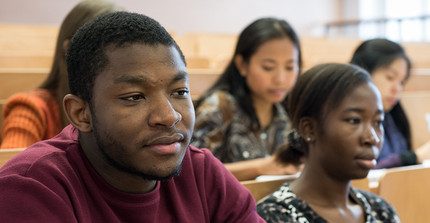 Students during a lesson