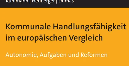 Book cover Kommunale Handlungsfähigkeit im europäischen Vergleich