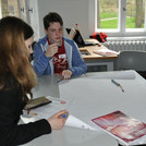 Zusammen mit den Schüler_innen wurde in Gruppenarbeit die gesamte Komplexität eines Lehrer_innen Berufs erschlossen