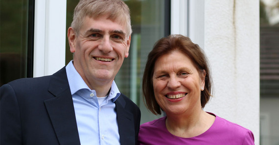 Dr. Monika Schmitt-Vockenhausen und Dr. Heinz-Joseph Loddenkemper von der Dr. Hermann Schmitt-Vockenhausen-Stiftung | Foto: Wiebke Heiss