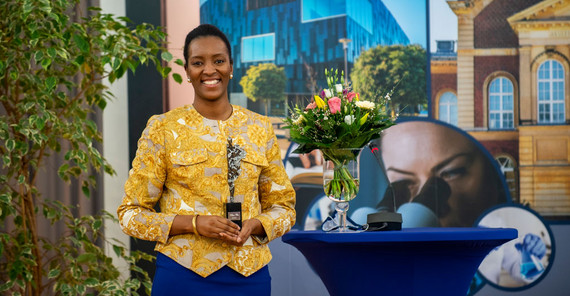 Voltaire Prize recipient Elisabeth Kaneza | Photo: Tobias Hopfgarten