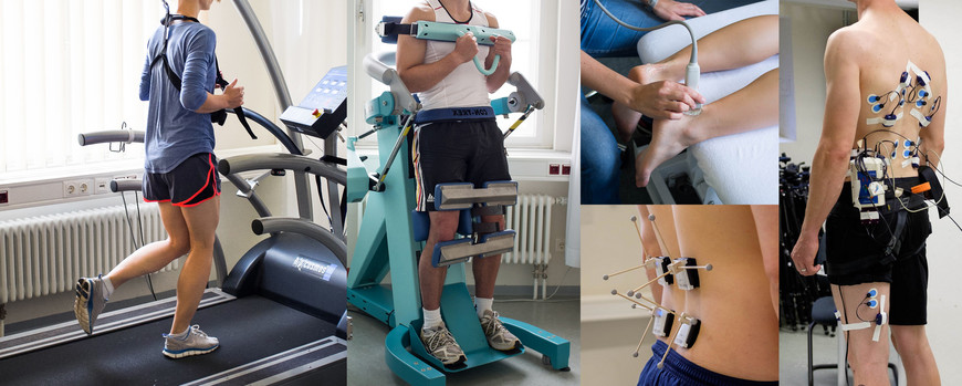 Photo collage of the Clinical Exercise Science Program