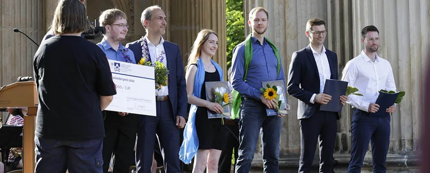 Verleihung des Absolventenpreises