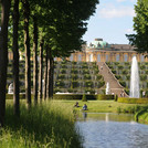 Schloss Sanssouci, die einstige Sommerresidenz Friedrichs des Großen, und der weitläufige Park vermitteln südländisches Flair.