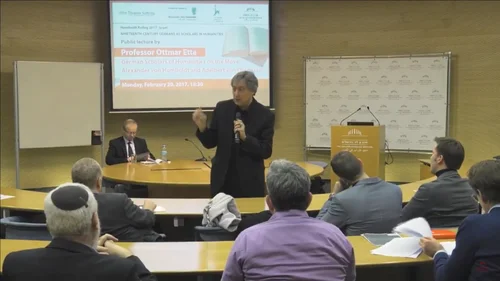 Screenshot "Humboldt-Chamisso-Vortrag" in Jerusalem