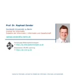 Folie vom Beitrag von Raphael Zender