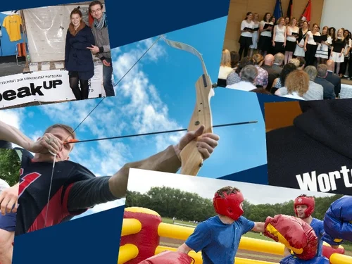 Collage made of impressions of Student Projects