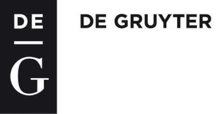Logo des De Gruyter Verlags in schwarz-weiß mit Initialen