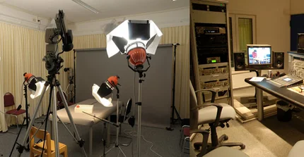 Blick ins Videostudio