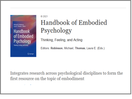 Buch Embodied Psychology