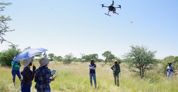 Drones used for research