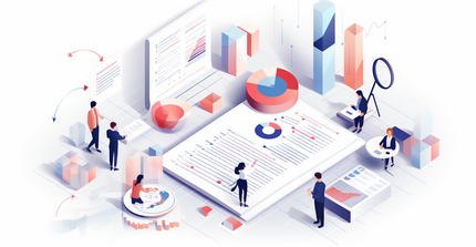 People working for a research paper