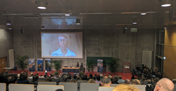 Gerawork Teferra Gizaw, who was also awarded the 2024 Voltaire Prize for Tolerance, International Understanding, and Respect for Differences, was unable to attend the event in person. His pre-recorded acceptance speech was broadcast via video.