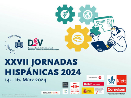 Bild mit Informationen und Sponsoren Jornadas Hispánicas 2024