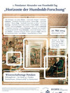 Plakat zum I. Potsdamer Alexander von Humboldt-Tag