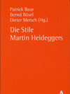 Die Stile Martin Heideggers