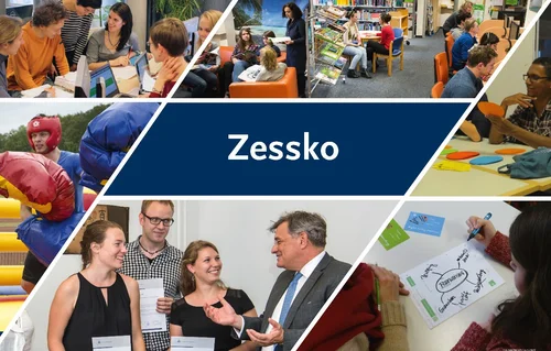 Collage mit Eindrücken vom Zessko