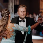 Eröffnungswalzer mit dem Unipräsidenten Oliver Günther.