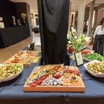 Das Studentenwerk zauberte ein köstliches Buffet. Foto: rotschwarzdesign