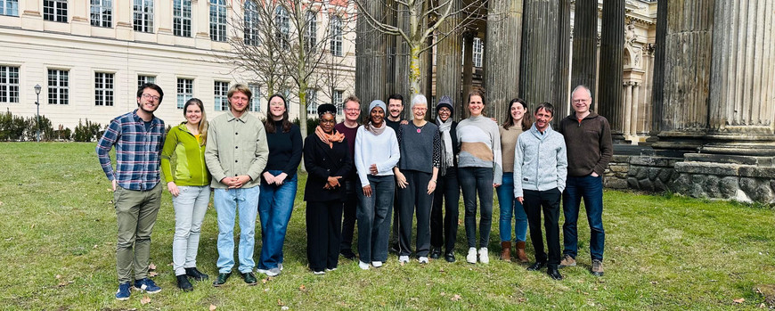 NamTip Participants standing in front of the Neues Palais