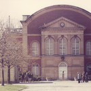 Der einstige Marstall mit dem Auditorium maximum, 1980er Jahre