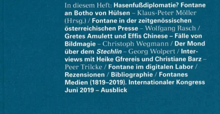 Cover eines Heftes der Fontane Blätter