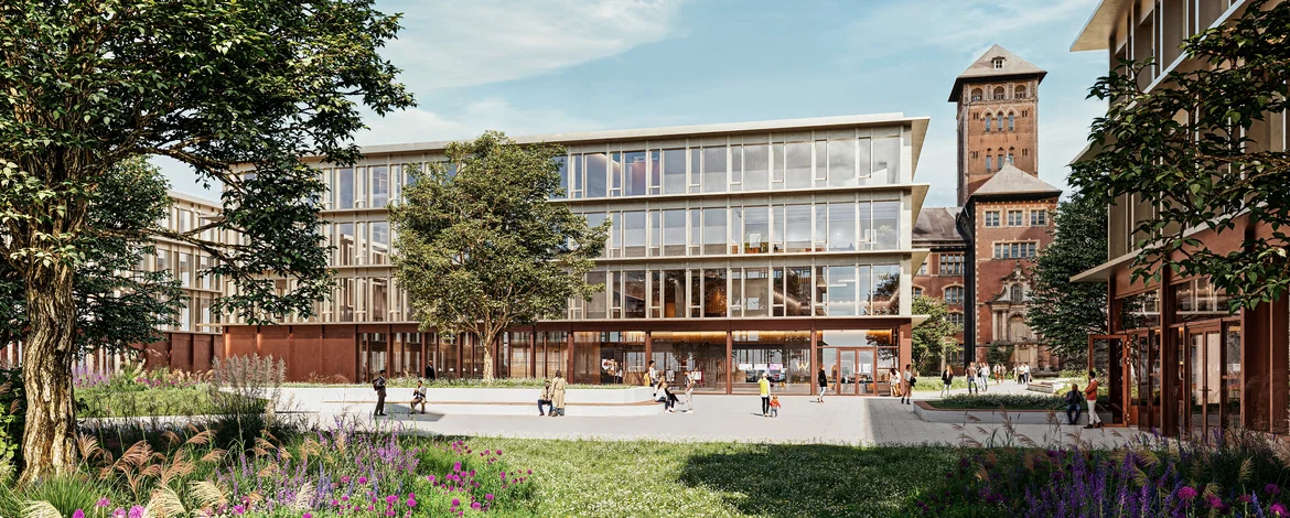 Abbildung des neuen Campus - 